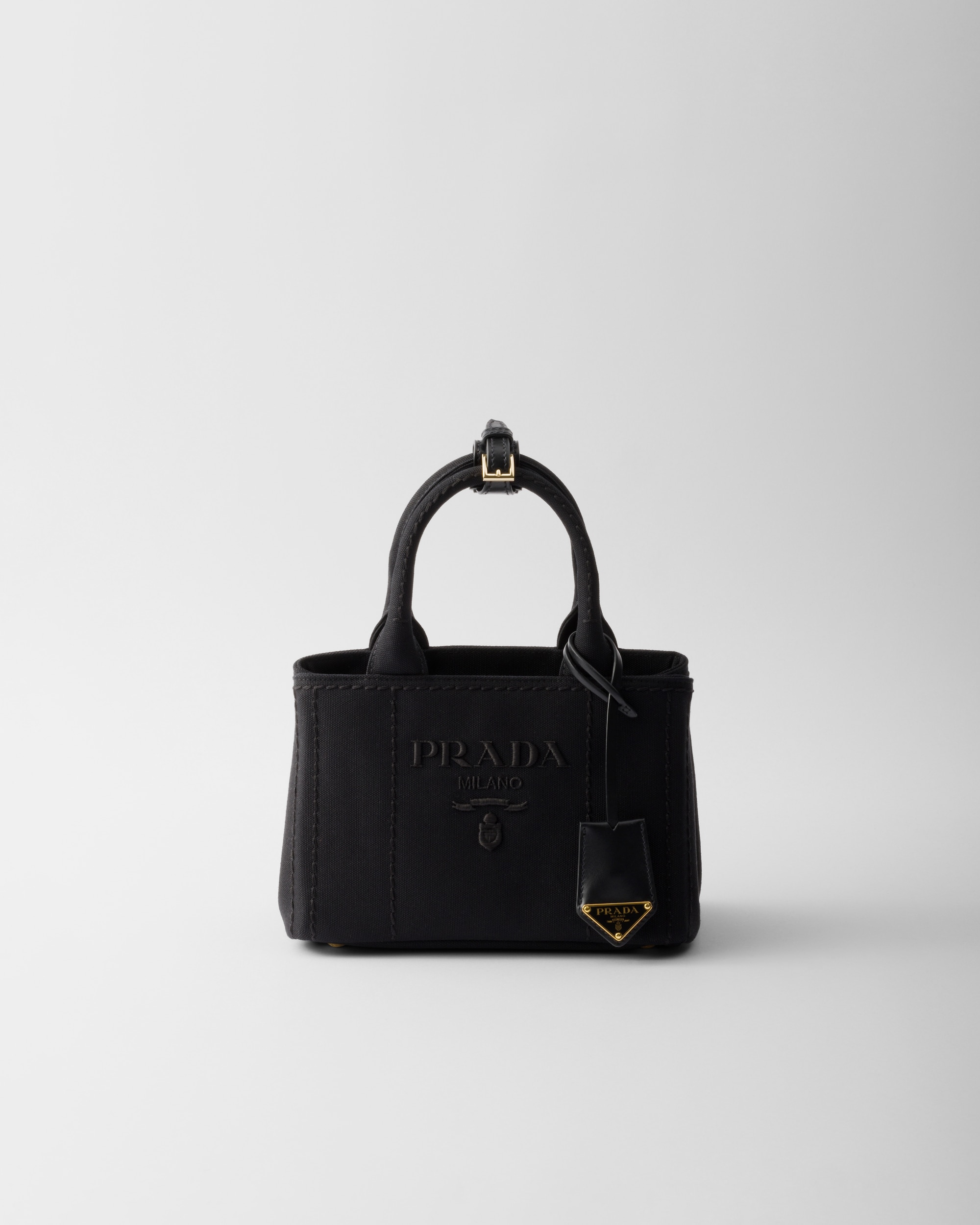 Prada Jardinière cotton canvas mini handbag - Image 1